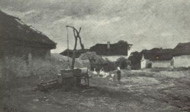 FALUR�SZLET EDVI ILL�S ALAD�R OLAJFESTM�NYE A M�NCHENI 1909. NEMZETK�ZI KI�LL�T�S II. ARANY�RM�NEK NYERTESE