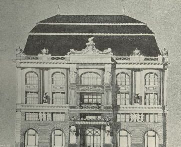 A SZEGEDI ZENEPALOTA A TERVPÁLYÁZAT ELSŐ DÍJÁNAK NYERTESE SPIEGEL FRIGYES ÉS MÁRKUS GÉZA MŰVE