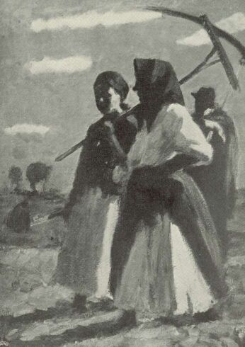 MEZEI MUNKÁSOK KOSZTA JÓZSEF FESTMÉNYE A RÖKK-JUTALOM NYERTESE