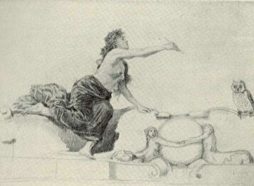 DÍSZÍTŐ-RAJZ MAGYAR-MANNHEIMER GUSZTÁV MŰVE