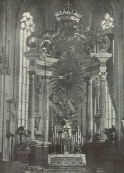 4. KÉP. A POZSONYI KORONÁZÓ TEMPLOM EGYKORI FŐOLTÁRA