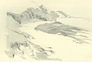 TÁJKÉPVÁZLAT KATONA NÁNDOR VÁZLATKÖNYVÉBŐL