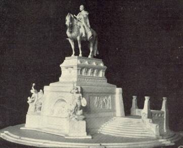 II. SÁNDOR CÁR SZOBRA MARKUP BÉLA ÉS TARDOS VIKTOR MŰVE A PÉTERVÁRI NEMZETKÖZI PÁLYÁZATON HARMADIK DÍJAT NYERT MINTA