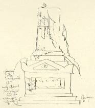 1. ÁBRA. TERVRAJZ A KISFALUDY-SZOBORHOZ AKADÉMIAI LEVÉLTÁR