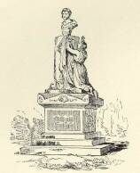 6. ÁBRA. HÖFEL BALÁZS METSZETE A KISFALUDY-SZOBORRÓL AKADÉMIAI LEVÉLTÁR