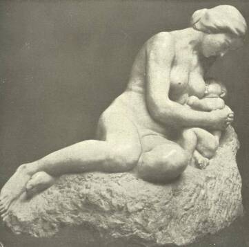 ANYA ÉS GYERMEKE. MÁRVÁNY A SZÉKESFŐVÁROS TULAJDONA LÁNYI DEZSŐ MŰVE