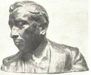 HEGEDŰS GYULA. BRONZ LÁNYI DEZSŐ MŰVE