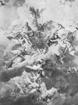 MENNYEZETFESTM�NY A GY�RI BENC�S TEMPLOM SZENT�LYE F�L�TT