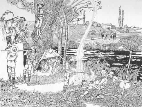 T�ND�RVIL�G A V�ROSLIGETBEN  CSERK�SZ-T�BOROZ�S NAGY S�NDOR�K RAJZA