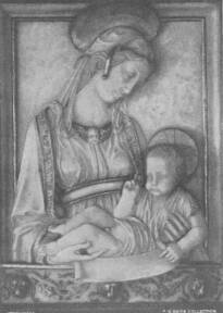 19. �BRA. A PICCOLOMINIAK MESTERE: MADONNA-RELIEF. M�RV�NY. T. M. DAVIS GY�JTEM�NY�BEN. (AMERIKA.)
