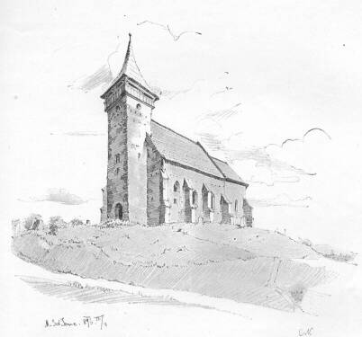 A MAROS-SZENT-IMREI TEMPLOM CSÁNYI KÁROLY RAJZA