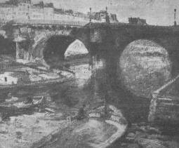 A MŰCSARNOK TAVASZI TÁRLATÁBÓL PÁRIZSI RÉSZLET ZSOMBOLYA BURGHARDT REZSŐ FESTMÉNYE