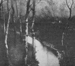 FOGYÓ HOLD K. SPÁNYI BÉLA FESTMÉNYE