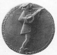 DAL�RDA PLAKETTJE. SZAMOSI SO�S VILMOS M�VE 1000 K-�S ELS� D�JJAL JUTALMAZOTT P�LYAM�