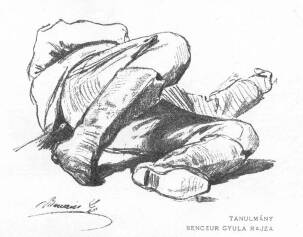 TANULMÁNY BENCZÚR GYULA RAJZA