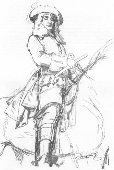 TANULMÁNY BUDAVÁR VISSZAFOGLALÁSÁHOZ BENCZÚR GYULA RAJZA