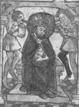 4. A TÖVISKORONÁZÁS. <BR>SZÍNEZETT FAMETSZET. EREDETI NAGYSÁG.