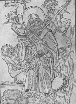 6. REMETE SZENT ANTAL. FAMEMSZET. 1/2 NAGYSÁG.