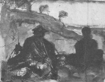 CSÓK ISTVÁN RAJZA A MŰCSARNOK-HADIKÓRHÁZ KARÁCSONYÁRA