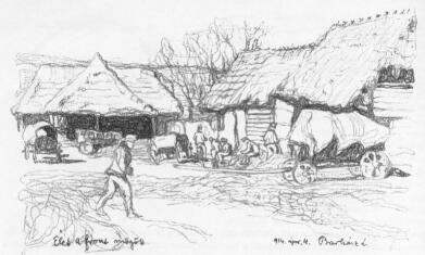 A FRONT M�G�TT BARK�SZ LAJOS RAJZA