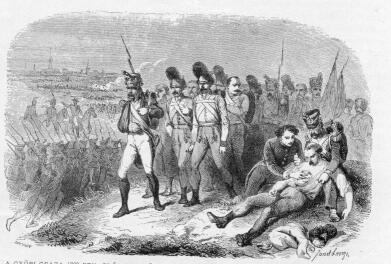 A GYŐRI CSATA 1809-BEN, ELŐL SEBESÜLT KEZELÉSÉVEL LANGE J. FAMETSZETE A TÖRTÉNELMI KÉPCSARNOK TULAJDONA
