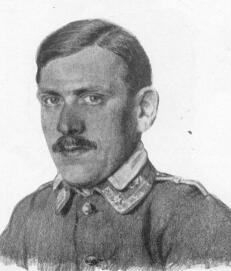 KAND� L�SZL� PORTRAIT-TANULMANY A HARCT�RR�L