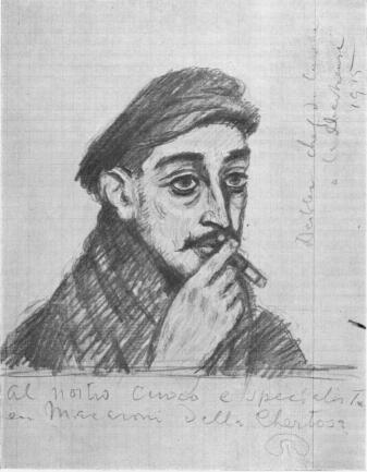 EGY CHARTREUSI SZAKÁCS RIPPL-RÓNAI JÓZSEF RAJZA