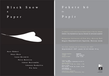 Black Snow &amp; Paper / Fekete hó és Papír