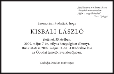 Kisbali László